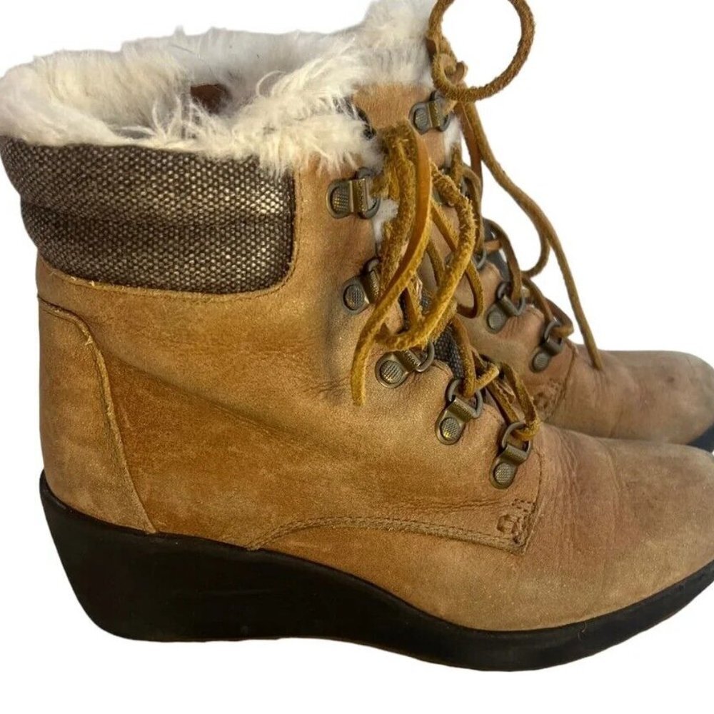 Sperry Women's Size 6 Luca Peak Tan WATERPROOF Leather Ankle Boots‎ STS97172 - Picture 2 of 12